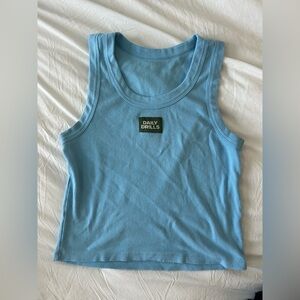 Daily Drills Light Blue Tank Top